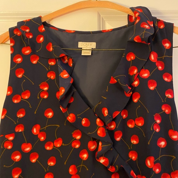 J.Crew Midi Cherry Dress - Picture 2 of 6